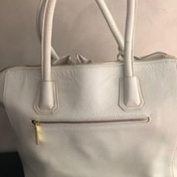 White leather satchel - Picture 2 of 5